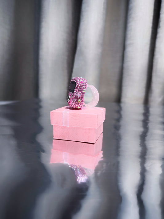 Rose Aura - Pink Digital Jaap Mala Counter for Mantra Chanting & Meditation