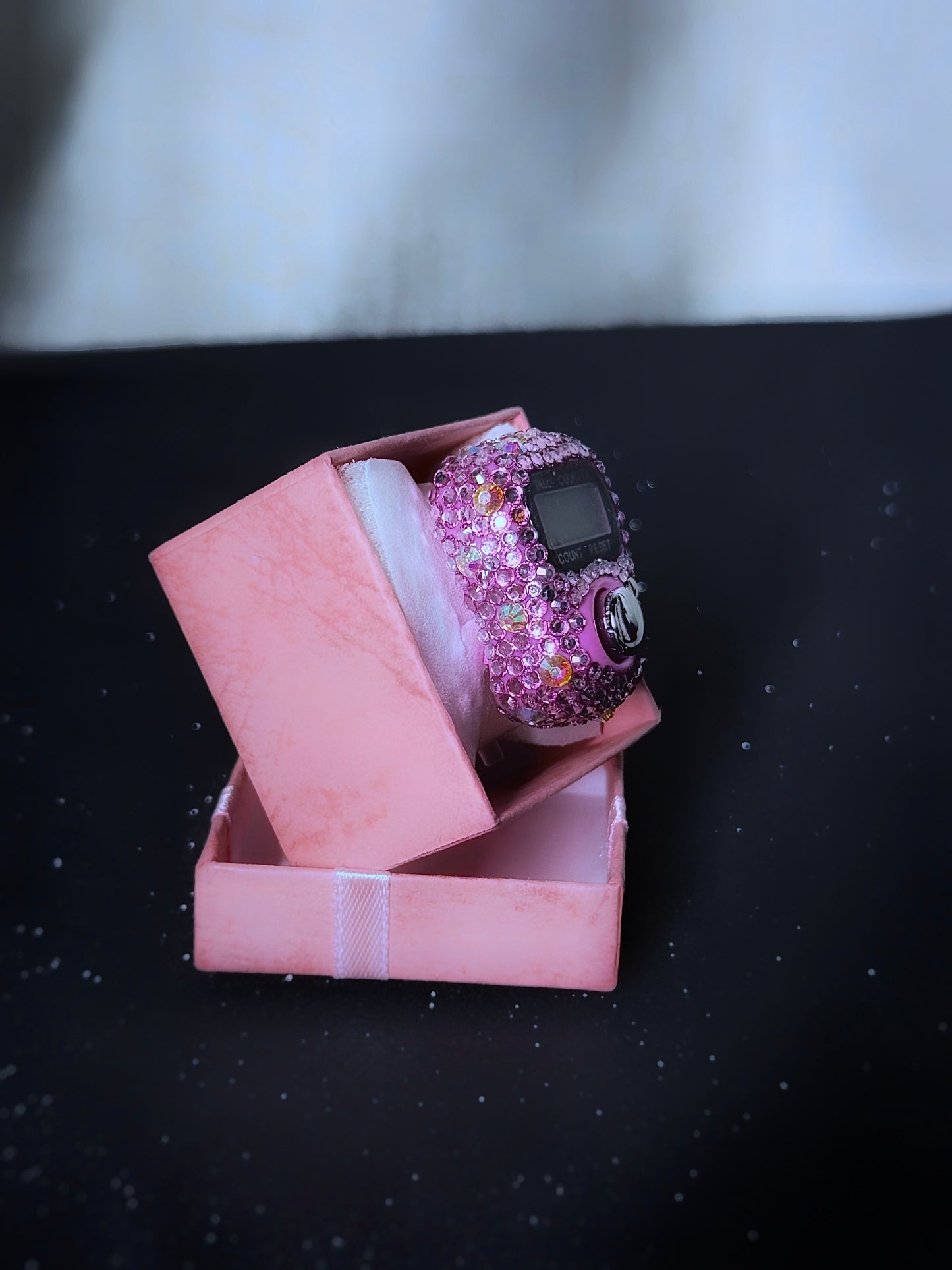 Rose Aura - Pink Digital Jaap Mala Counter for Mantra Chanting & Meditation